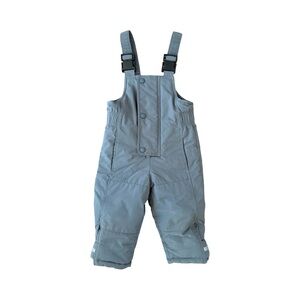Hanna Andersson Outdoor Gray Toddler Snow Pants Bib Overalls